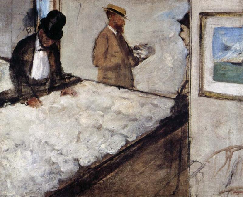 Portraits dans un Bureau,Nouvelle Orleans, Edgar Degas